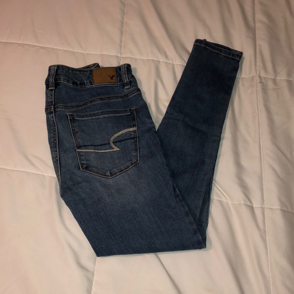 High waisted jegging